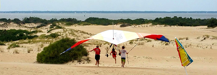Outer Banks hang gliders